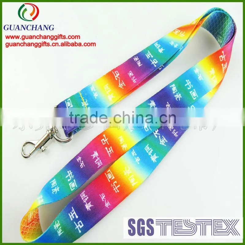 OEM custom yoyo badge reel id card holder nylon lanyard strap
