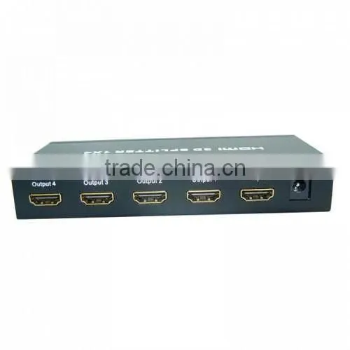 4 Port 1080P HDMI Audio/Video Splitter Amplifier 1 X 4 For HDTV PS3 XBOX