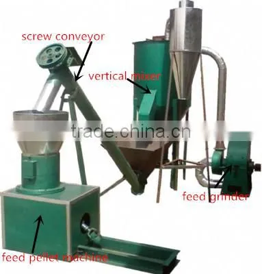 chicken farm animal feed pellet making machine / poultry feed pellet machine