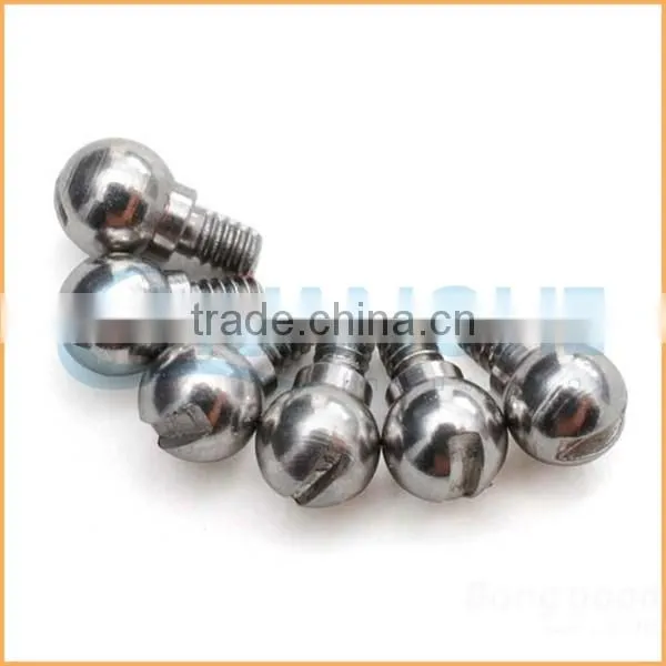 Factory supply 4.6-8.8 grade zinc-coating ball head screw