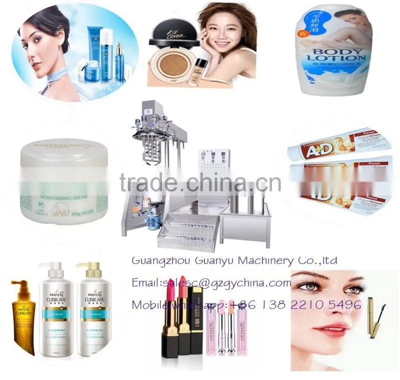 good quality CE Certificated cosmetics making machine for mixing and emulsifying