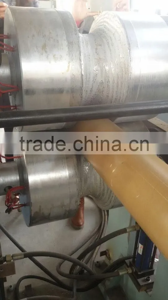Embossing machine wood plastic post embossing machine