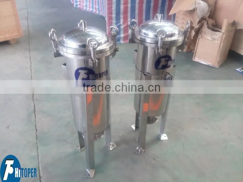 Vertical bag type bag filter of quality control in food