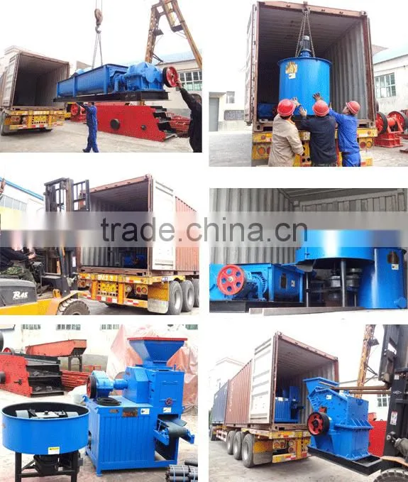 Environmental soil briquette machine