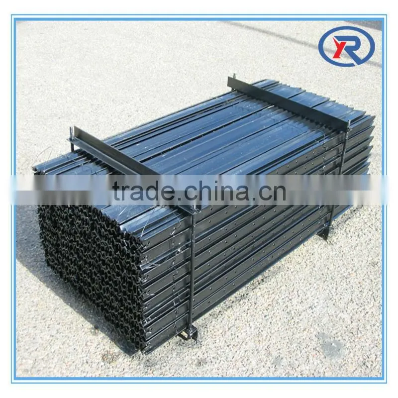 Australian black steel star picket, y type star fence post