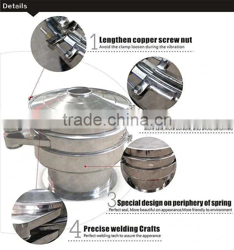 All stainless steel sieving equipment after Mixed after crushed in pharmaceutical Industry
