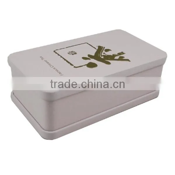 rectangular tin box tea