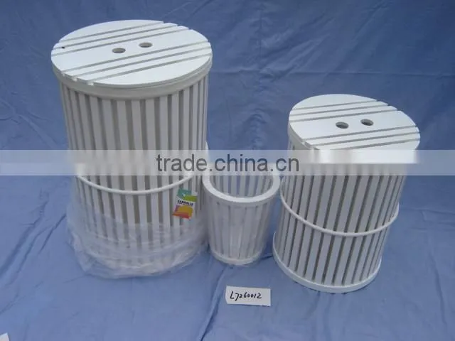 wholesale wooden laundry basket / stool