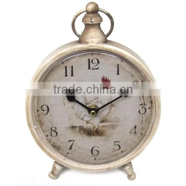 Metal Decorative Table Clock Desk Clock