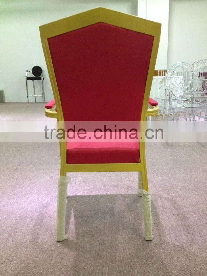 wholesale chair banquet stacking banquet chair hotel chair with arm