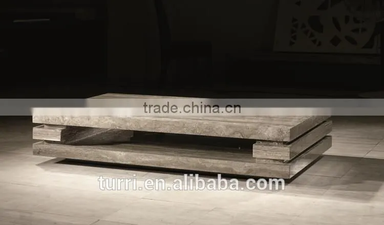 Modern Luxury White Natural Travertine Tea Table For Home Center
