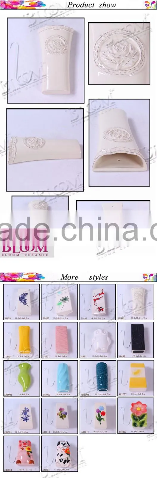embossment simple hanging desgin ceramic humidifier