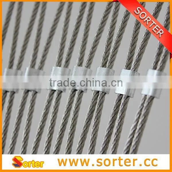 safety stainless steel chain link garden or zoo fence