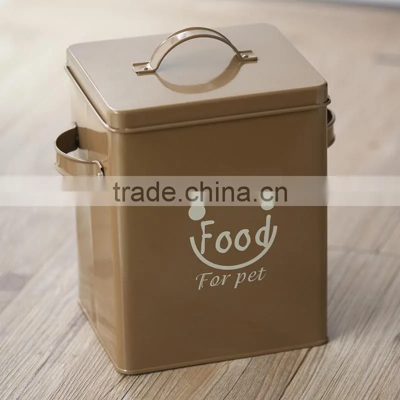 Household Large Capacity Metal Laundry Powder Box Tin Storage Container