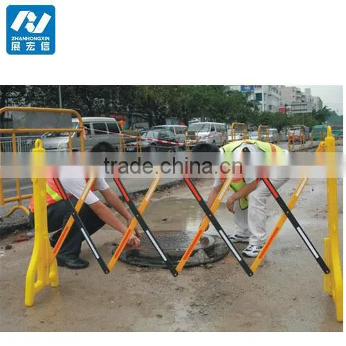 folding&foldable metal expandable road safety fence barricade