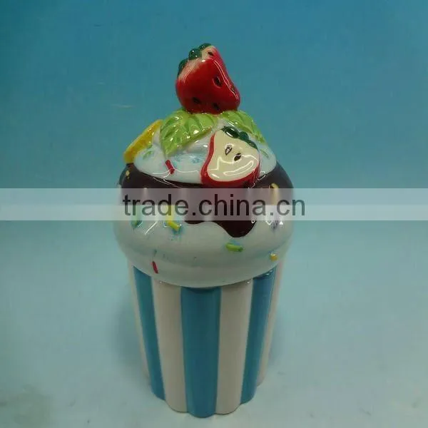 COLORFUL CERAMIC ICE CREAM BOWL