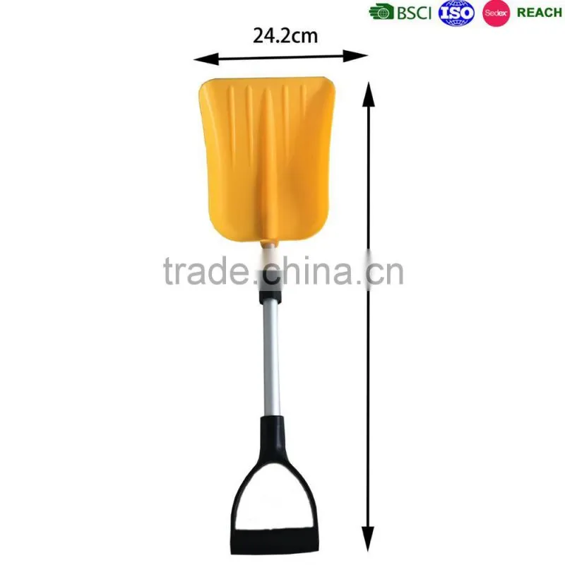 High Quality Foldable Plastic Snow Shovel with telescopic handle