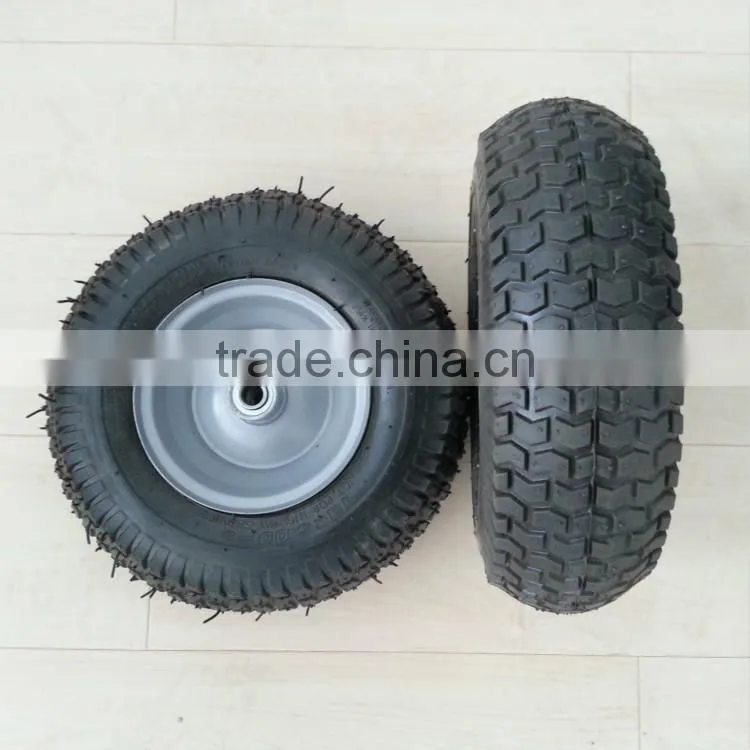 13 inch metal rim 500-6 pneumatic wheels
