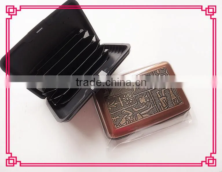 Aluminum Material and Unisex Gender Aluminum business card Wallet
