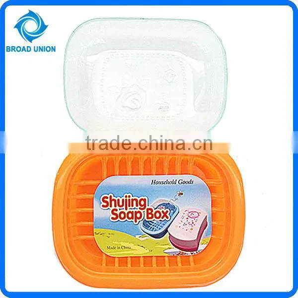 Cheap Plastic Orange Soap Box Dish