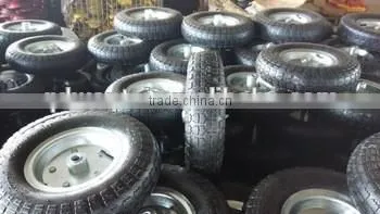 4.00-6 strong wheelbarrow pneumatic rubber wheel