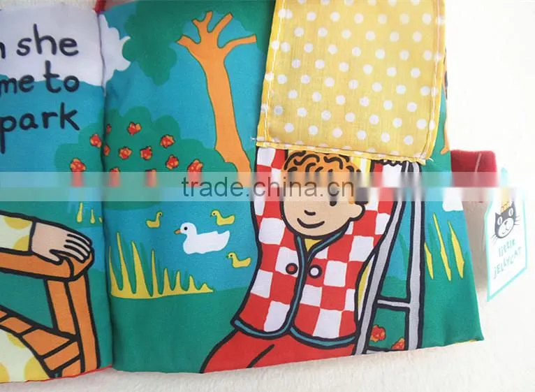 Hot Intelligence Development Baby kids Educational Cloth Books Soft Series Colorful Fabric Kid Learning Book