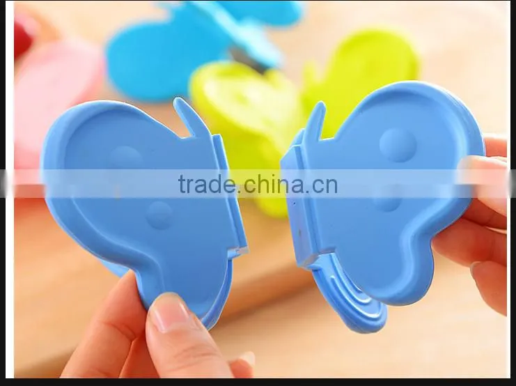 Silicone kitchen insulating clamp butterfly, prevent hot clip, hand pad