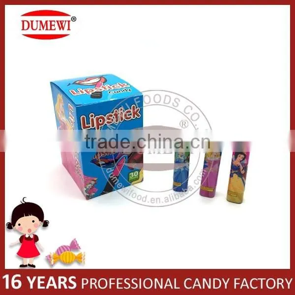 Multi-Colored Fruit Flavor Lipstick Toy Candy Hard Candy