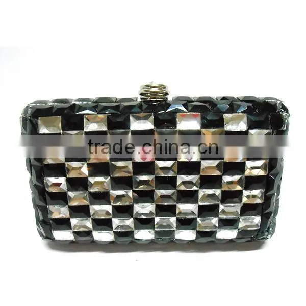 2014 ladies stylish jewelled evening clutch bags