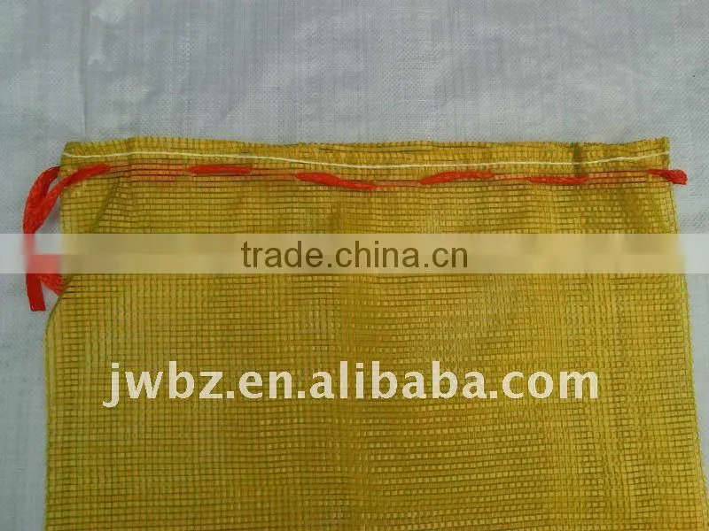 Baoding Jiuwang 25kg 30kg pp leno mesh bags