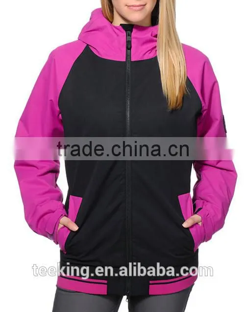 Casual High Quality Blank Waterproof Lady Jacket