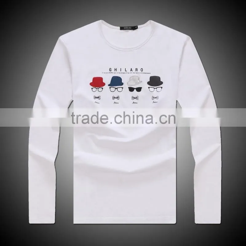 Men's cotton blank green t shirt