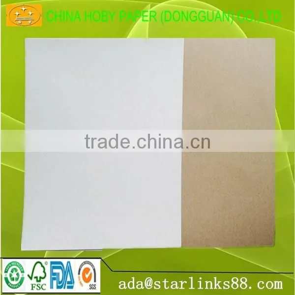 140g/170g white top kraft liner in sheet