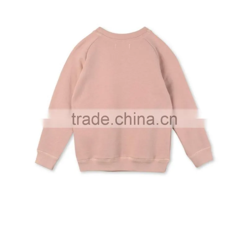 Soft Cotton Fleece Pink Printed Graphic Flowers Betty Hoodies Sweatshirts Sweater Designs for Kids Childern Wear HSs5142