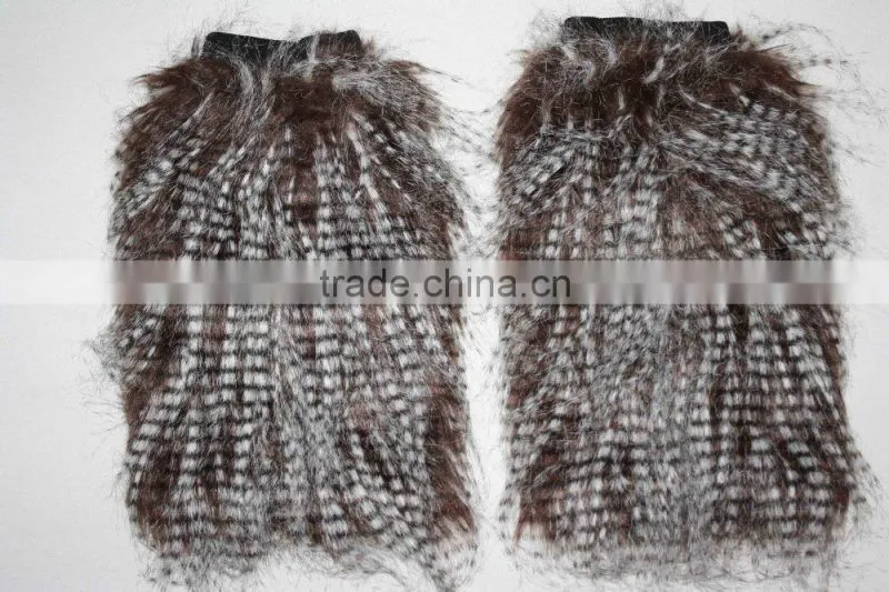 Fashion aux fur leg warmer boot cover