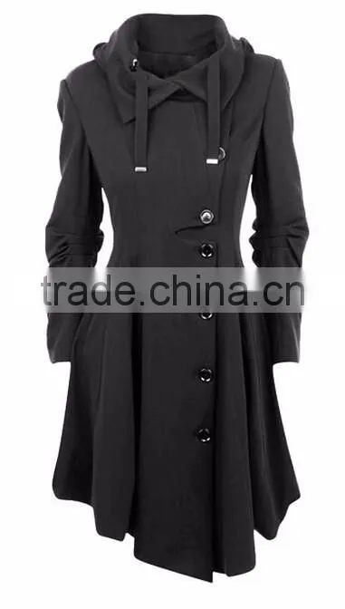 2016 cuostm factory middle east fleece one-piece dress ladies long coats
