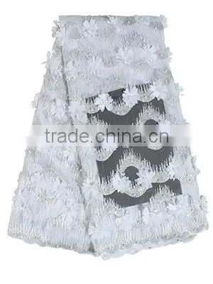 Bestwaylace 3D Flower French Lace with Sequins FL0267-4