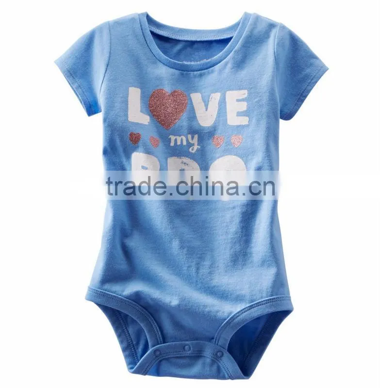 wholesale kid baby letter printing rompers for children infant jumpsuit organic cotton baby rompers wholesale baby clothes