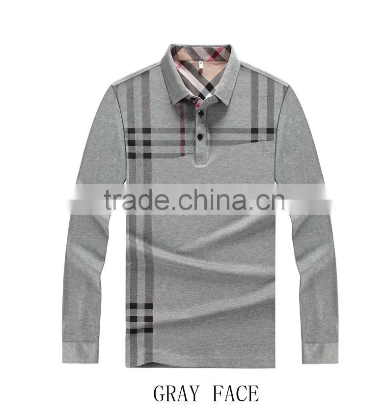 Men's long sleeve lapel Business and leisure fashion R0016