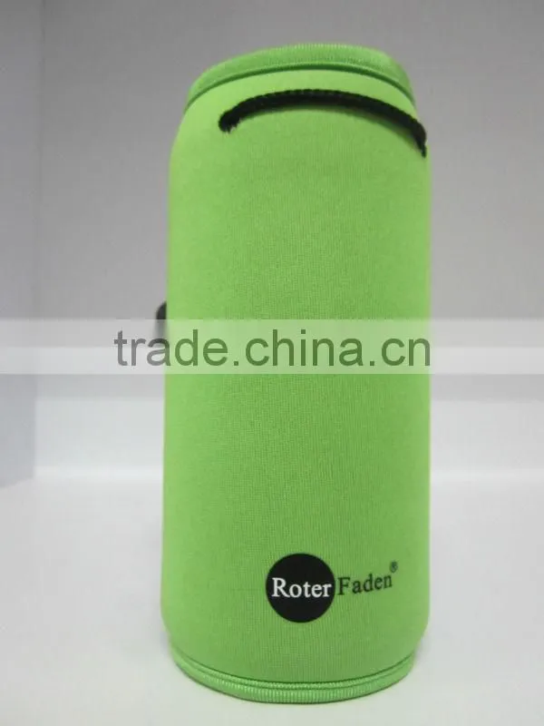 GR-B0107 high quality neoprene bottle cooler with string