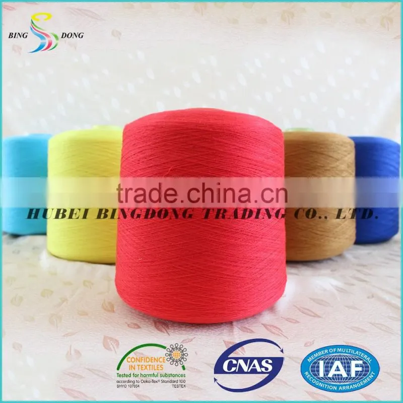 Spinning 100% spun Polyester 50/2 Yarn