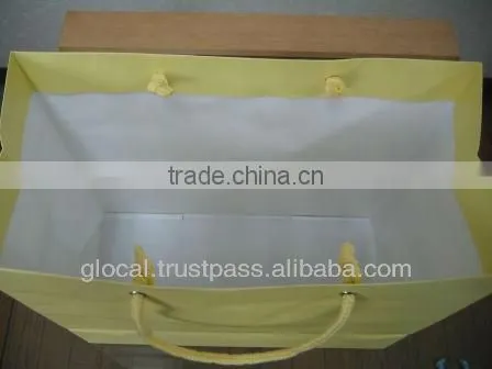 Pastel Color Shopping Paper Bag Small Size STOCKLOT LOW PRICE --- Pink --- Wholesale