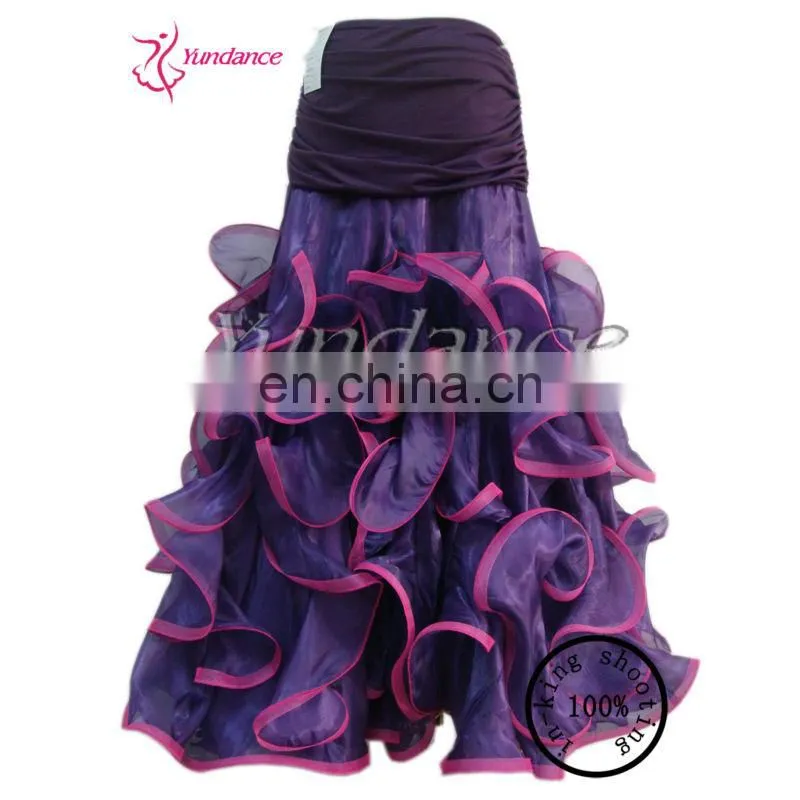 2015 Fashion Dance Can Can Skirts Purple S-372