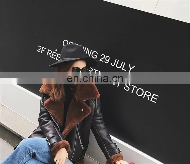 2016 Fashion Furable Coat Genuine Sheep Fur Double Face Fur Jackets