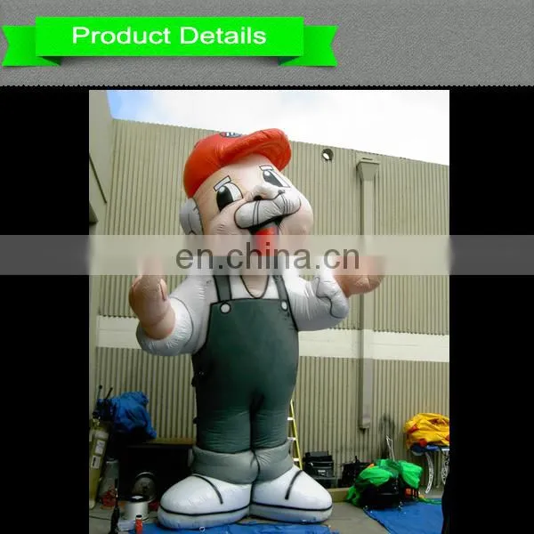 outdoor inflatable human model for advertising