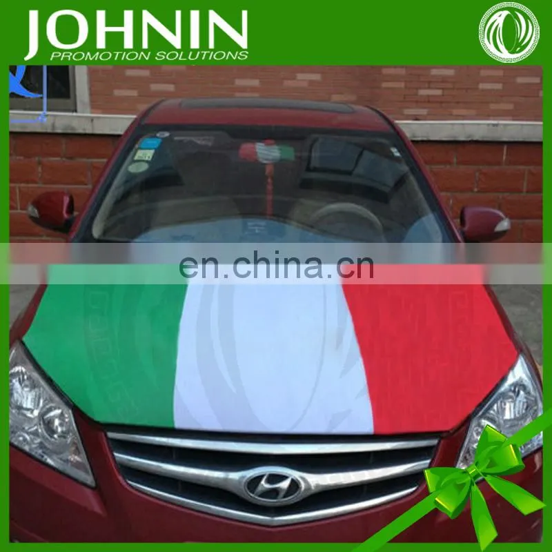 EU Cup printed custom durable wholesale football car hood flags