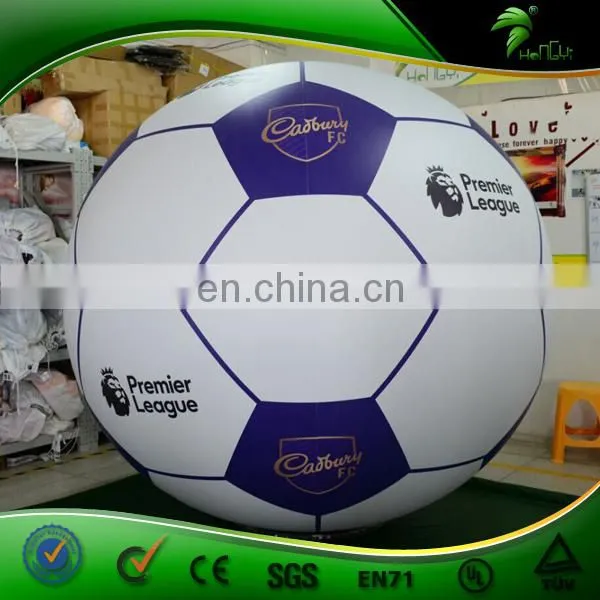 Hongyi Custom Cheap Inflatable Advertising Football Replica Balloon, Inflatable Soccer Ball