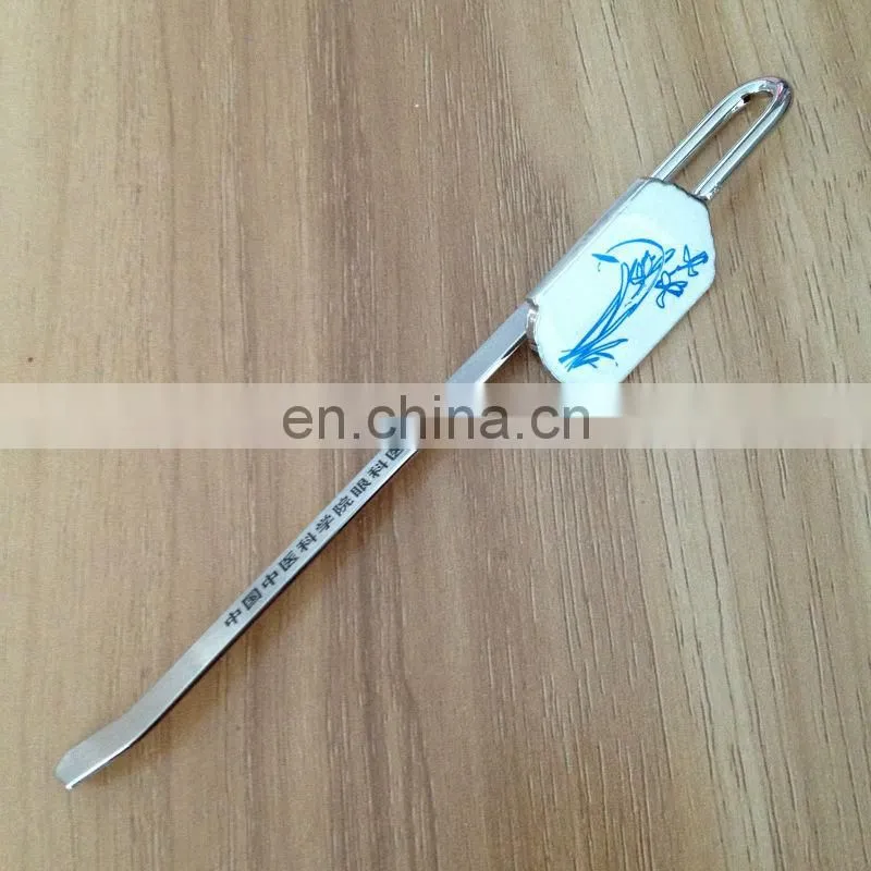 China supplier personalized metal attractive bookmark