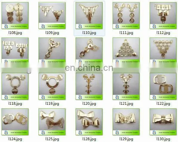 Wholesale triangle colorful acrylic rhinestone buckle for women sandal