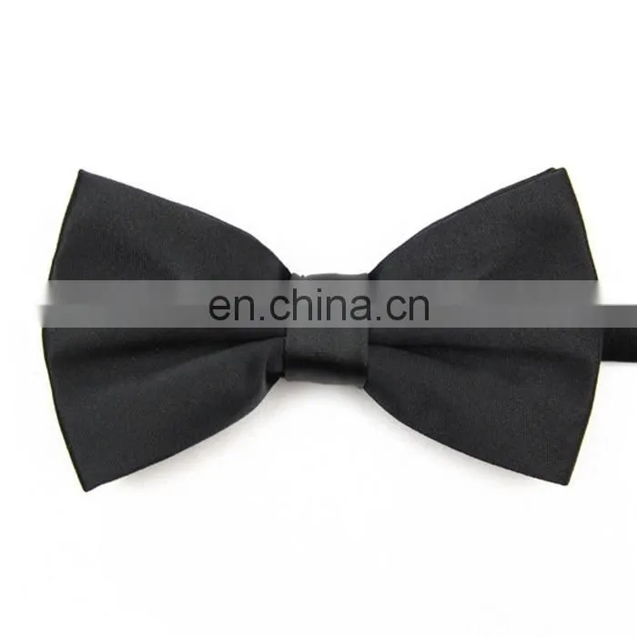 lovely hot sale customized mini black bow tie